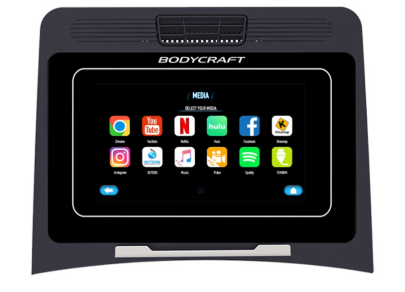 BODYCRAFT T400 16 " ENTERTAINMENT TOUCH SCREEN TREADMILL