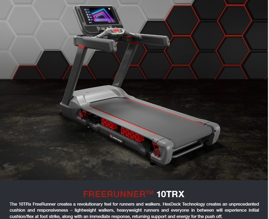 STAR TRAC 10TRX FREERUNNER™ TREADMILL  LCD