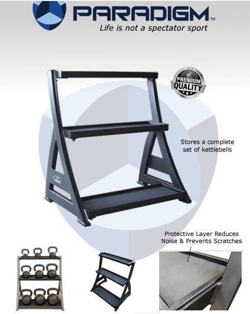 Paradim Rack PARADIGM 3 TIER KETTLE BELL RACK – CanadaFit