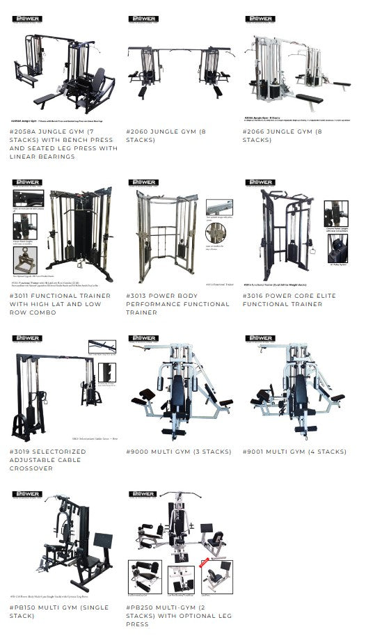 MADE IN CANADA STRENGTH LINE - CONTACT FOR MODELS AND PRICING