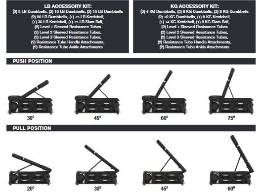 THROWDOWN FXD BENCH WITH ACCESSORIES