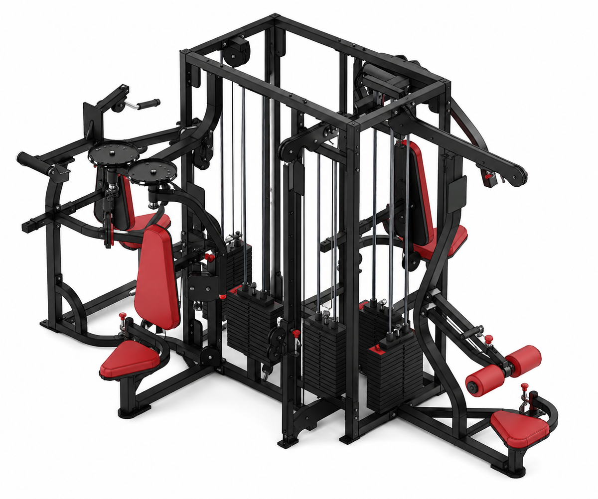 Stacks 5 Unit ProMaxima Wheelchair Accessible 5 Stack Multi-Station Gym – CanadaFit