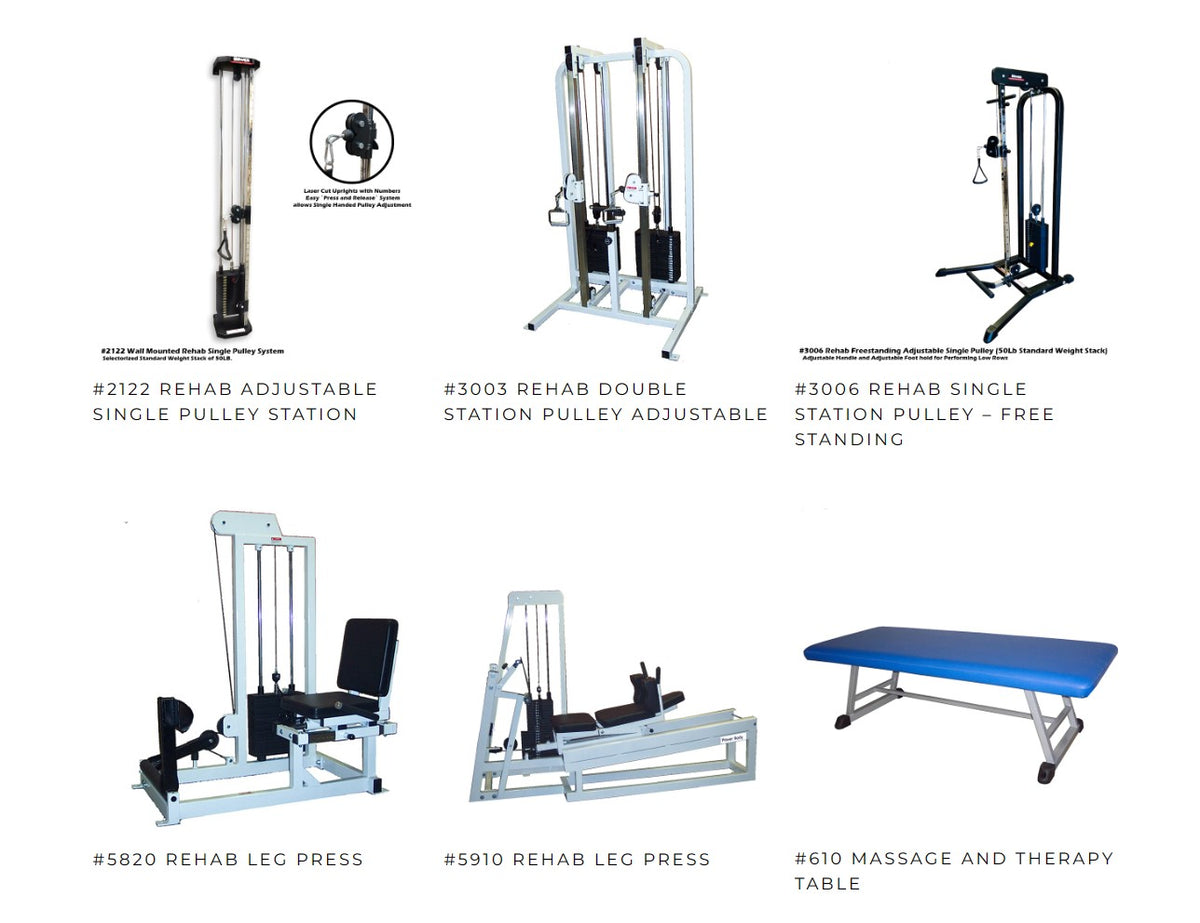 Rehab Racks REHABILITATION RACKS AND PULLEYS – CanadaFit