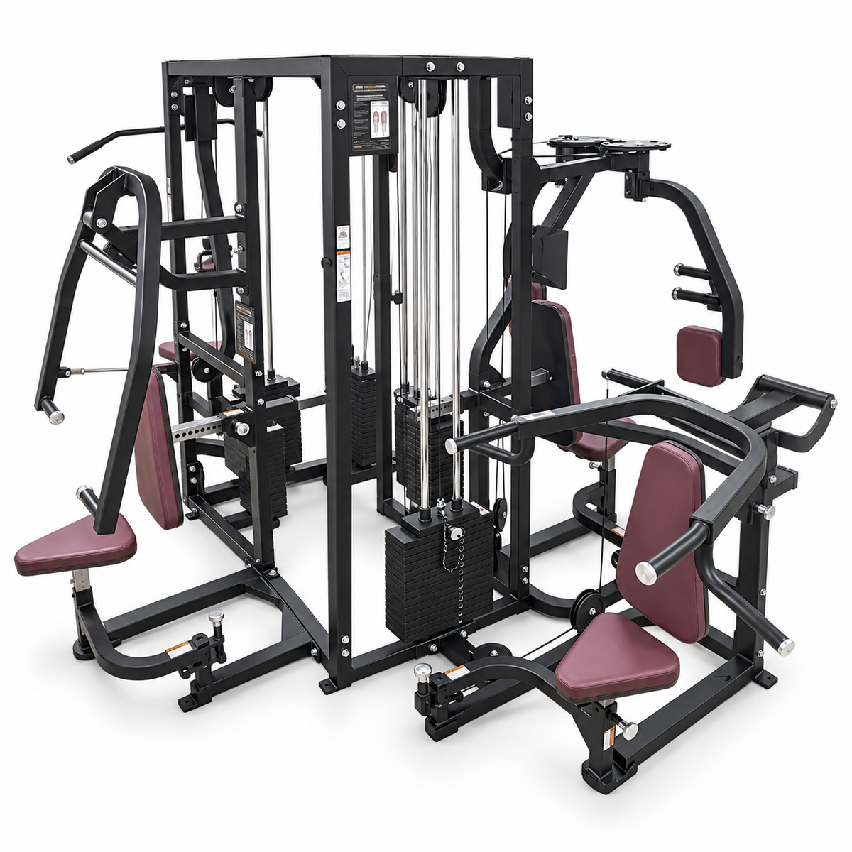 Stacks 5 Unit ProMaxima Wheelchair Accessible 5 Stack Multi-Station Gym – CanadaFit