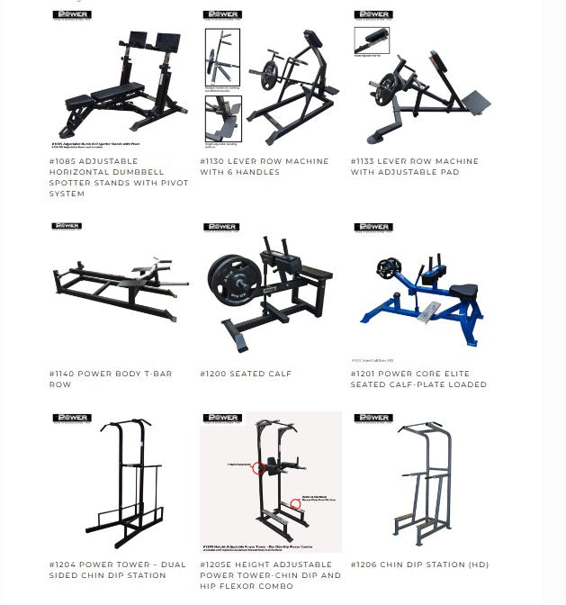 MADE IN CANADA STRENGTH LINE - CONTACT FOR MODELS AND PRICING