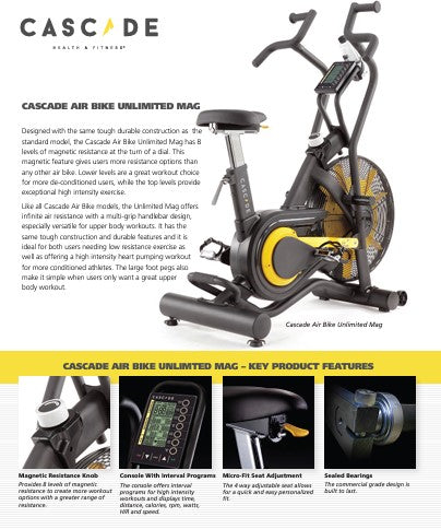 CASCADE AIR BIKE  UNLIMITED MAG