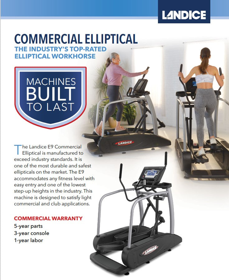 LANDICE E9 ELLIPTICAL ACHIEVE