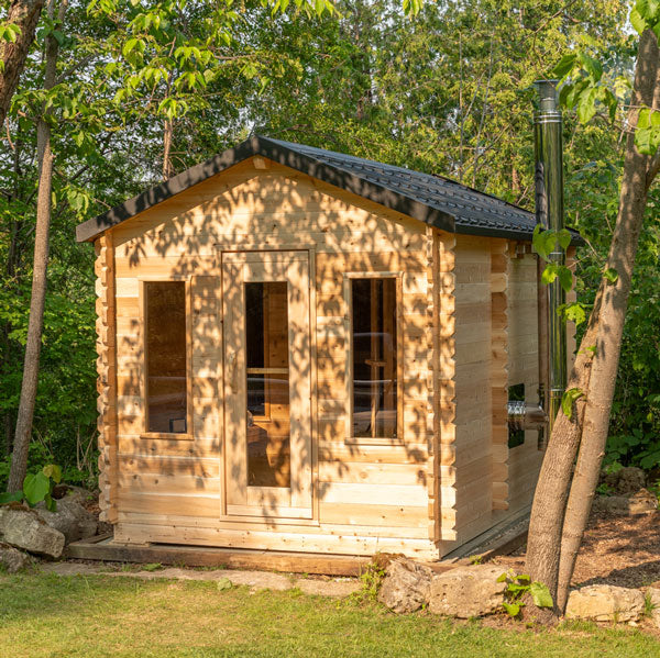 LEISURECRAFT GEORGIAN CABIN SAUNA WITH CHANGEROOM