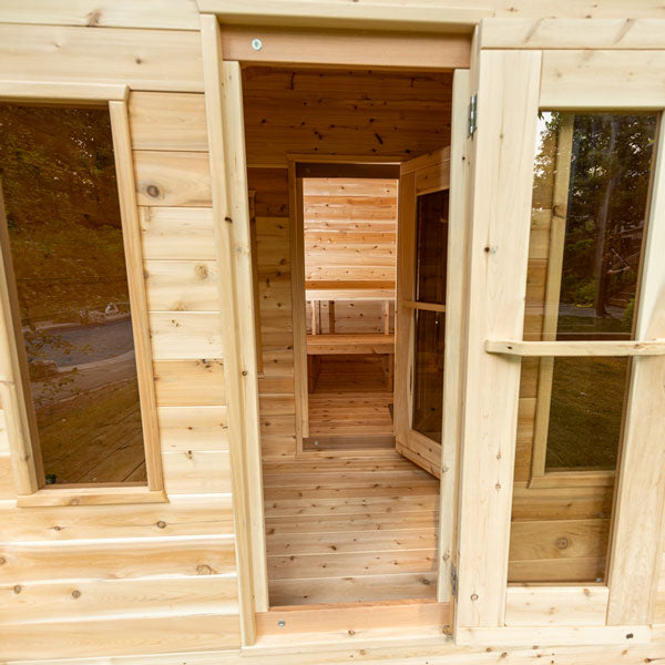 LEISURECRAFT GEORGIAN CABIN SAUNA WITH CHANGEROOM