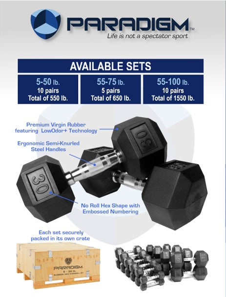 PARADIGM DUMBBELLS