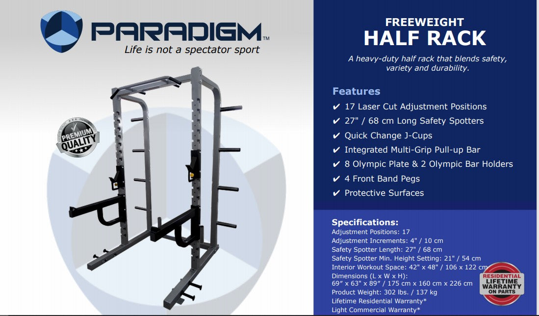 PARADIGM  HALF RACK