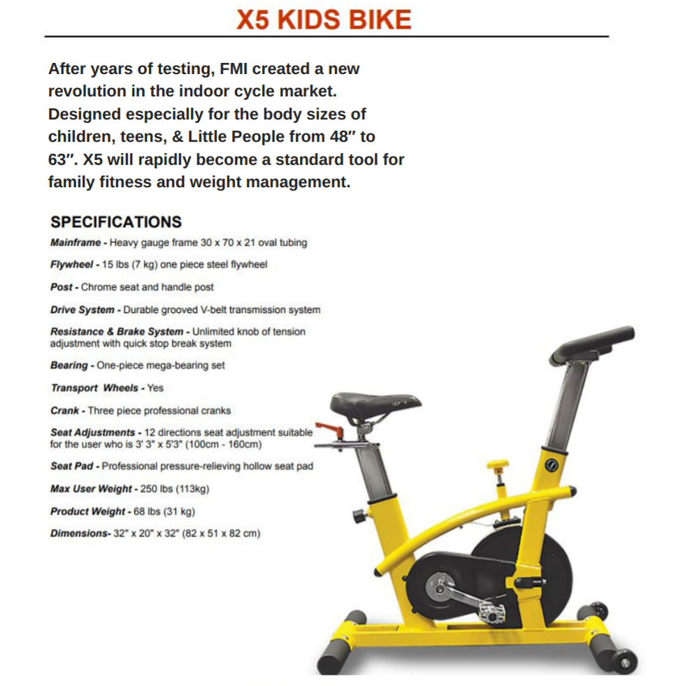 FMI X5 KIDS INDOOR CYCLE