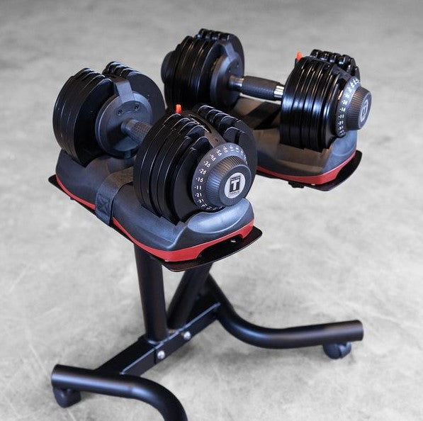 BODY SOLID ADJUSTABKE DUMBBELLS AND STAND SDBX132ST