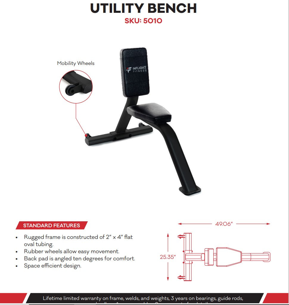 INFLIGHT UTILITY  BENCH