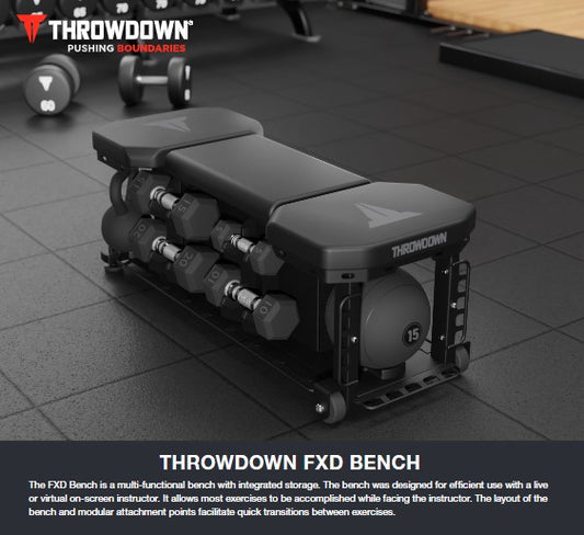 THROWDOWN FXD BENCH WITH ACCESSORIES