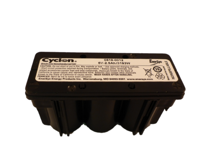 LIFEFITNESS BATTERY CYLON 6V 2.5Ah