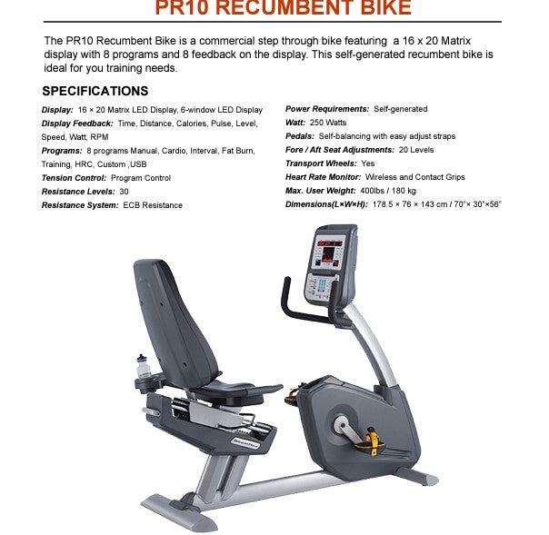 STEELFLEX PR10 RECUMBENT